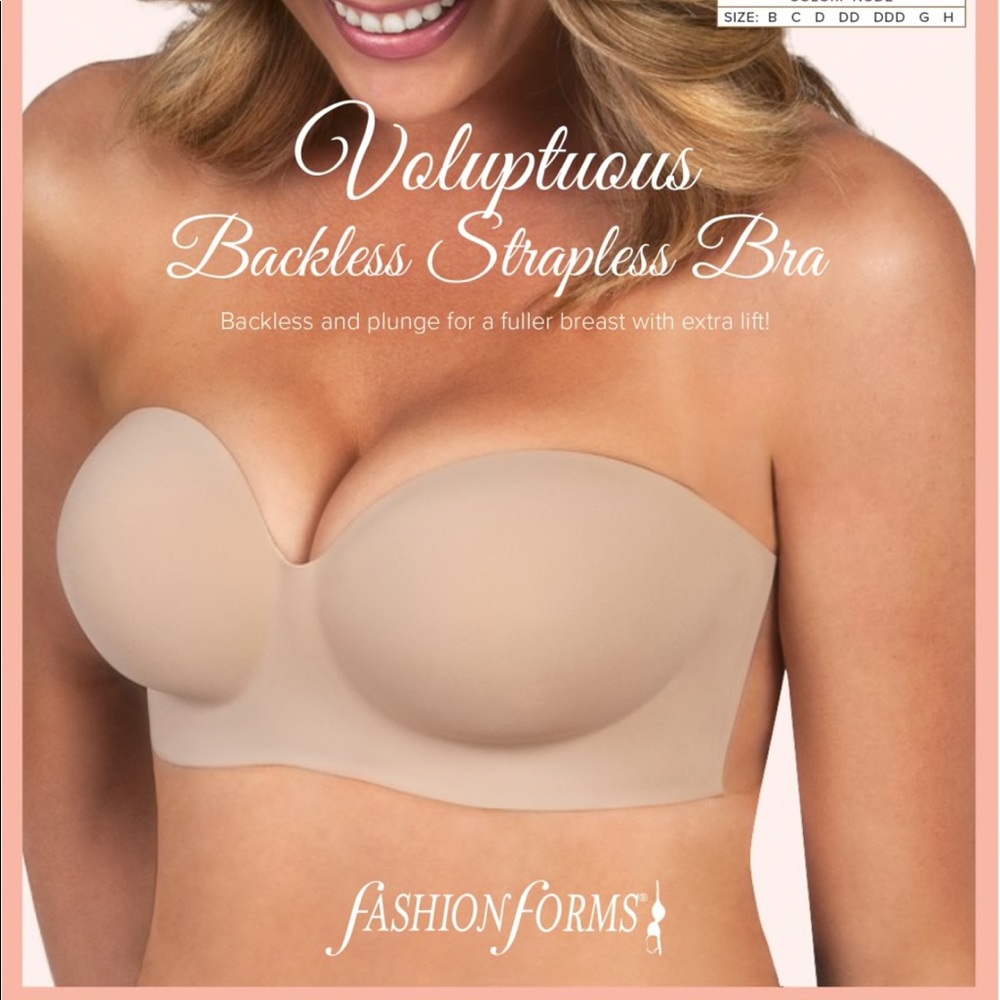 NWT Voluptuous Backless Strapless Bra
